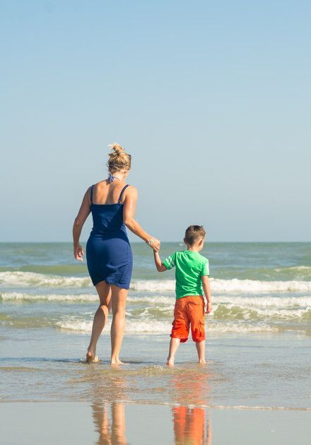 Schwimmen auf der Insel Ameland